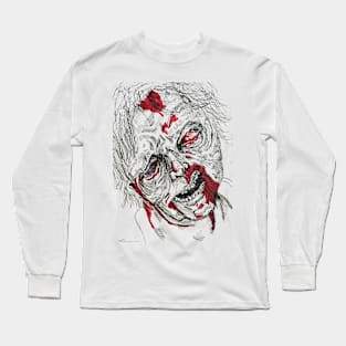 zombie man Long Sleeve T-Shirt